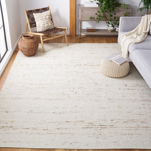 Natura 330 Hand Woven 90% Wool, 10% Cotton 0 Rug Ivory / Light Grey 90% Wool, 10% Cotton NAT330A-9