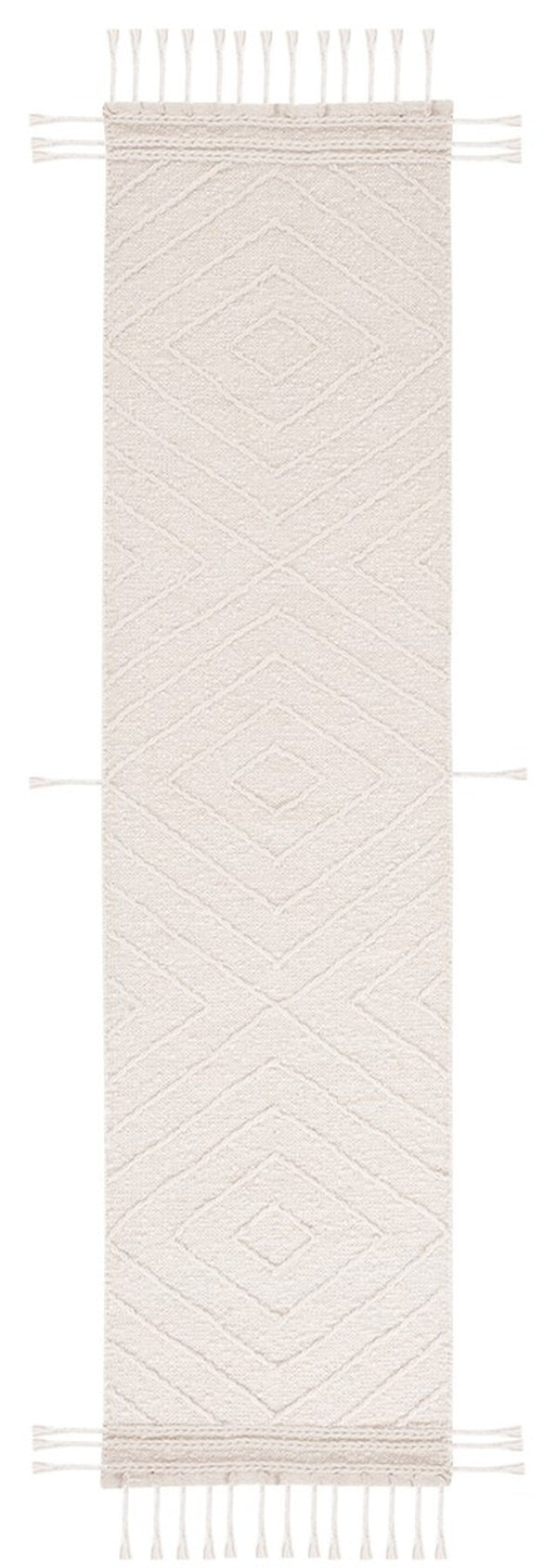 Natura 333 Hand Woven Pile Content: 100% Wool |  Overall Content: 90% Wool 10% Cotton 0 Rug Ivory / Black PILE CONTENT: 100% WOOL |  OVERALL CONTENT: 90% WOOL 10% COTTON NAT333A-8