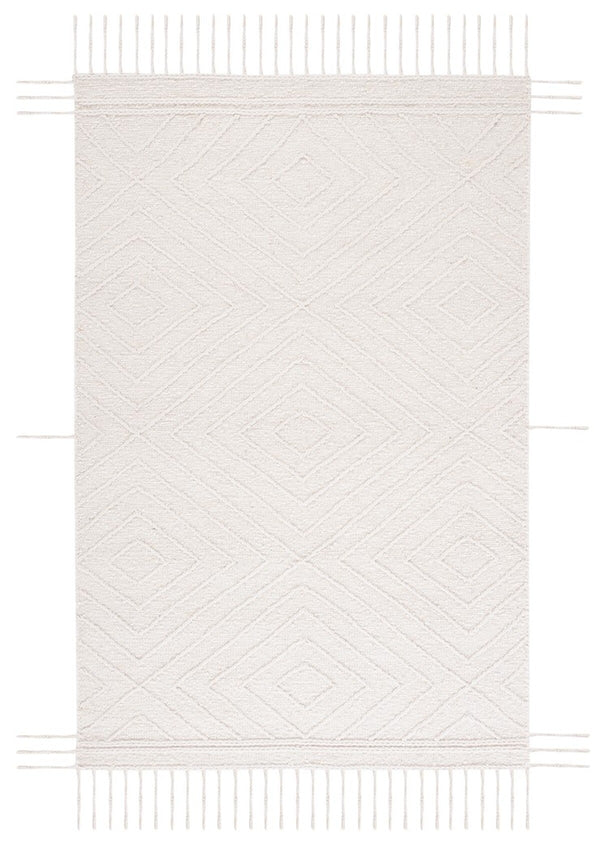 Natura 333 Hand Woven Pile Content: 100% Wool |  Overall Content: 90% Wool 10% Cotton 0 Rug Ivory / Black PILE CONTENT: 100% WOOL |  OVERALL CONTENT: 90% WOOL 10% COTTON NAT333A-8
