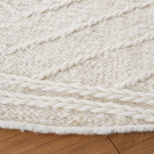 Natura 333 Hand Woven Pile Content: 100% Wool |  Overall Content: 90% Wool 10% Cotton 0 Rug Ivory / Black PILE CONTENT: 100% WOOL |  OVERALL CONTENT: 90% WOOL 10% COTTON NAT333A-8