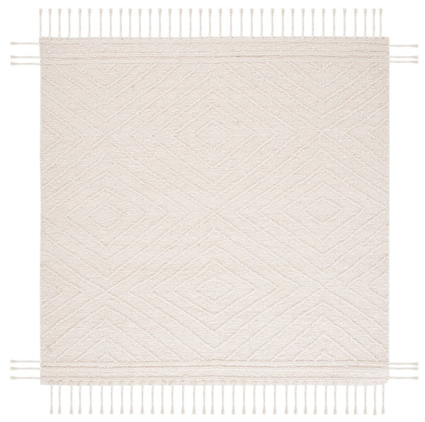 Natura 333 Hand Woven Pile Content: 100% Wool |  Overall Content: 90% Wool 10% Cotton 0 Rug Ivory / Black PILE CONTENT: 100% WOOL |  OVERALL CONTENT: 90% WOOL 10% COTTON NAT333A-8