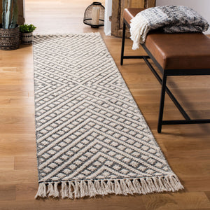 Safavieh Natura 355 Hand Loomed 80% Wool and 20% Cotton Bohemian Rug NAT355A-5