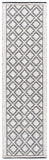 Natura 475 Bohemian Hand Woven 60% Wool, 40% Cotton Rug Ivory / Black