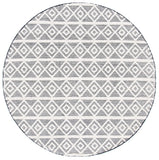 Natura 477 Bohemian Hand Woven 60% Wool, 40% Cotton Rug Ivory / Black