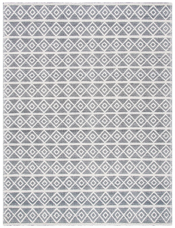 Natura 477 Bohemian Hand Woven 60% Wool, 40% Cotton Rug Ivory / Black