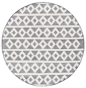 Natura 479 Bohemian Hand Woven 60% Wool, 40% Cotton Rug Ivory / Black