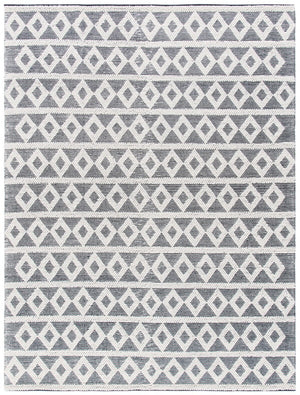 Natura 479 Bohemian Hand Woven 60% Wool, 40% Cotton Rug Ivory / Black
