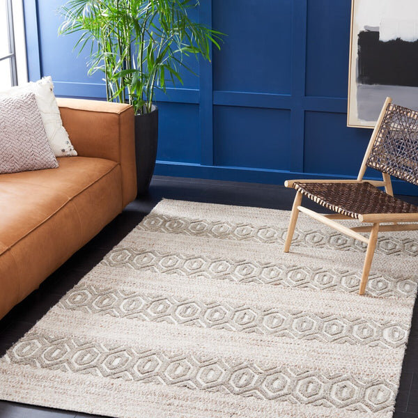 Safavieh Natura 610 Hand Loomed 70% Wool and 30% Cotton Rug NAT610B-8