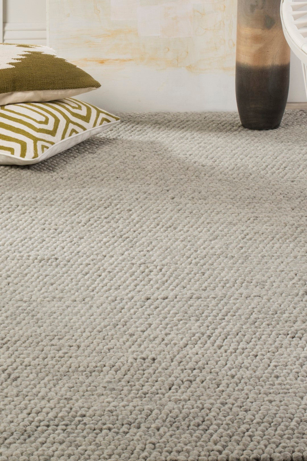 Neha Rug Natura Hand Woven Rug - Artisan-Crafted Wool with Unique Textures for
