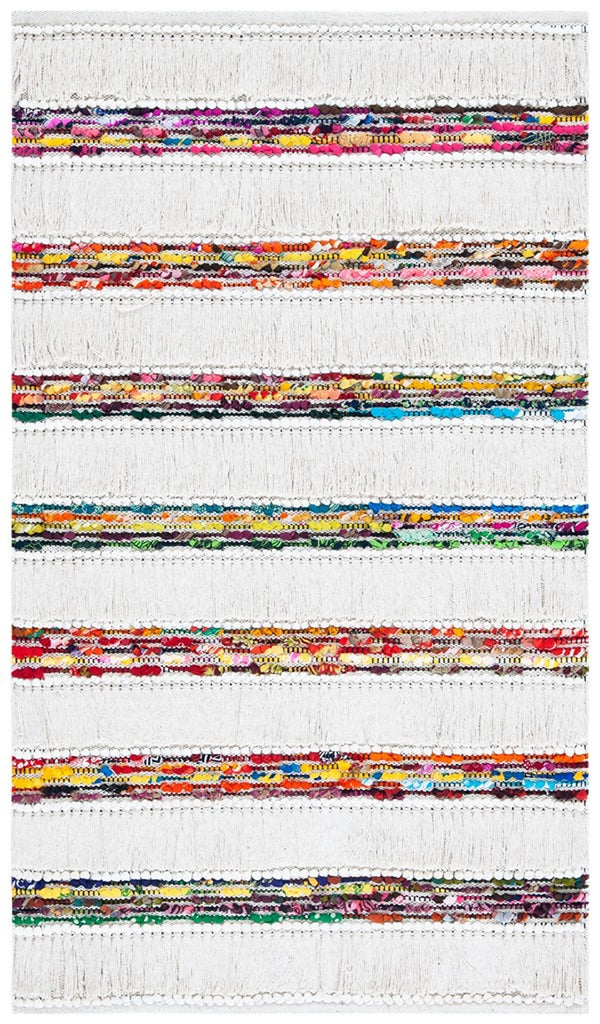 Safavieh Natura 654 Hand Woven 75% Cotton, 25% Polyester Rug NAT654A-4