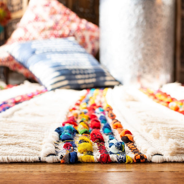 Safavieh Natura 654 Hand Woven 75% Cotton, 25% Polyester Rug NAT654A-4