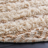 Natura Hand Loomed 65% Wool, 25% Jute, 10% Cotton Contemporary Rug Beige / Natural 65% Wool, 25% Jute, 10% Cotton NAT720F-8