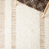 Natura 721 Hand Loomed 65% Wool, 25% Jute, 10% Cotton Contemporary Rug Ivory / Natural 65% Wool, 25% Jute, 10% Cotton NAT721A-8