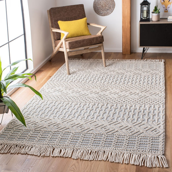 Safavieh Natura 852 Hand Loomed Wool Bohemian Rug NAT852A-8SQ
