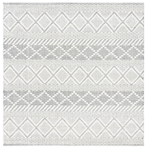 Natura 854 Bohemian Hand Woven 100% Wool Pile Rug Ivory