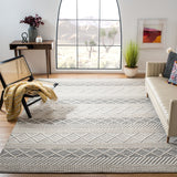 Natura 854 Bohemian Hand Woven 100% Wool Pile Rug Ivory