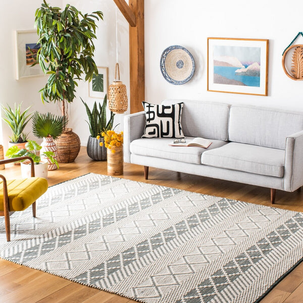 Natura Hand Woven 100% Wool Pile Rug – Luxurious Bohemian Design for Cozy Home Interiors