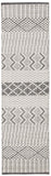 Natura 855 Bohemian Hand Woven 100% Wool Pile Rug Ivory / Grey