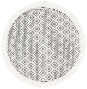 Natura 860 Hand Woven 100% Wool Pile Bohemian Rug Ivory / Black 100% Wool Pile NAT860A-9