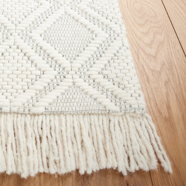 Safavieh Natura 870 Hand Woven Wool and Cotton with Latex Rug NAT870A-8