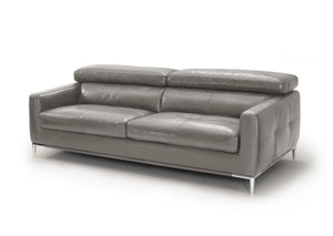 VIG Furniture Divani Casa Natalia - Modern Dark Grey Leather Sofa VGKK1281X-DKGRY-S