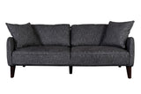 Porter Designs Asher Mid-Century Modern Modern Sofa Gray 01-33C-01-5203