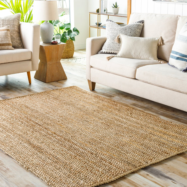 Natural Braids NBD-2300 Cottage Jute Rug NBD2300-81012 Tan 100% Jute 8'10" x 12'