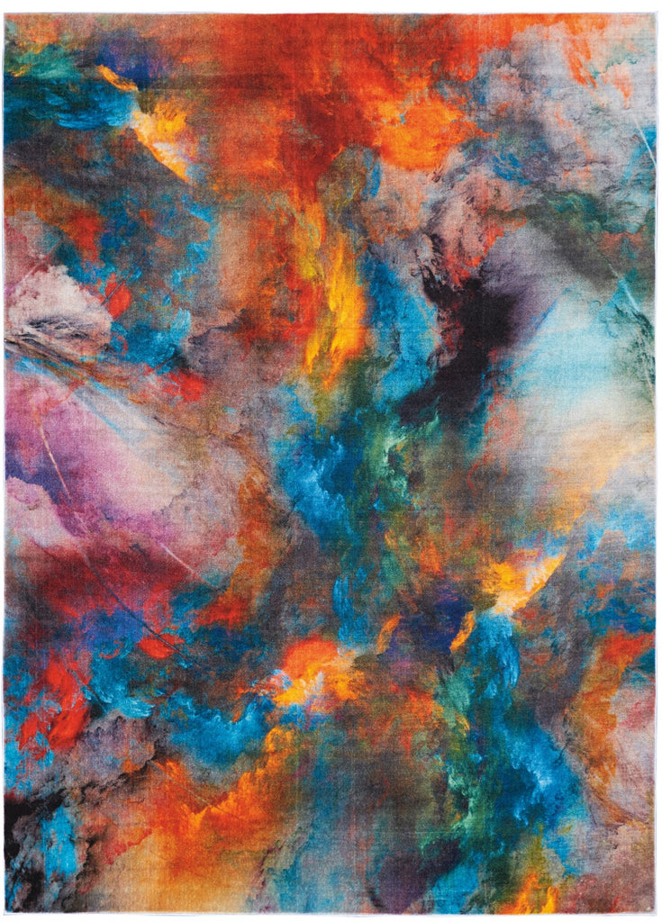 Nourison Le Reve LER03 Artistic Machine Made Tufted Indoor only Area Rug Multicolor 5'3" x 7'3" 99446494313