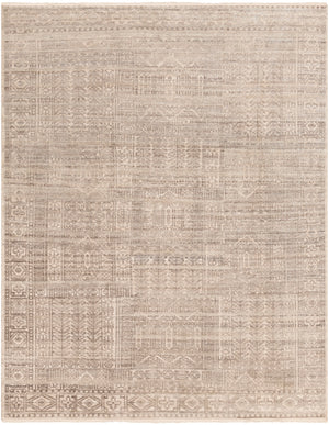 Nobility NBI-2301 Traditional Wool, Viscose Rug NBI2301-81012 Beige, Taupe, Dark Brown 65% Wool, 35% Viscose 8'10" x 12'