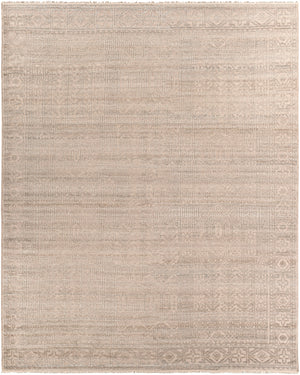 Nobility NBI-2301 Traditional Wool, Viscose Rug NBI2301-810 Beige, Taupe, Dark Brown 65% Wool, 35% Viscose 8' x 10'