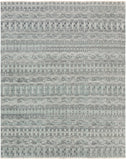 Nobility NBI-2306 Global Wool, Viscose Rug NBI2306-81012 Sage, Charcoal, Light Gray, Ivory 60% Wool, 40% Viscose 8'10" x 12'
