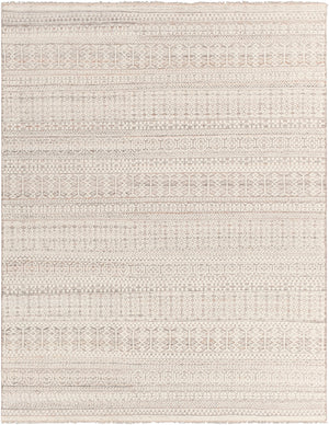 Nobility NBI-2307 Global Wool, Polyester, Viscose Rug NBI2307-810 Charcoal, Camel, Light Gray, Ivory, Taupe 60% Wool, 20% Polyester, 20% Viscose 8' x 10'