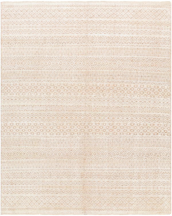 Nobility NBI-2311 Global Wool, Polyester, Viscose Rug NBI2311-81012 Wheat, Cream, Dark Brown, Camel 60% Wool, 20% Polyester, 20% Viscose 8'10" x 12'
