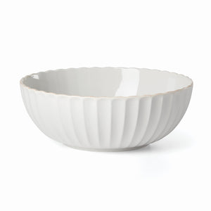 French Perle Scallop Serving Bowl - Set of 2