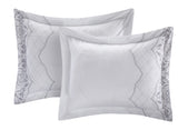 Grace White Queen - 12 Piece Comforter Set