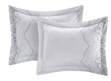 Grace White King - 8 pcs Comforter Set