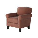 Fusion 512-C Transitional Accent Chair 512-C Bella Rosewood  Accent Chair
