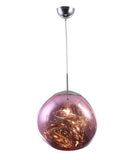 Bethel Pink Single Pendant Lighting in Metal & Acrylic