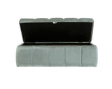 Chagit Grey Storage Ottoman