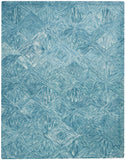 Nourison Linked LNK01 Painterly Handmade Tufted Indoor only Area Rug Marine 8' x 10'6" 99446384201