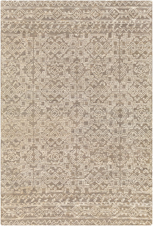 Newcastle NCS-2309 Global Wool Rug NCS2309-912 Taupe, Cream 100% Wool 9' x 12'
