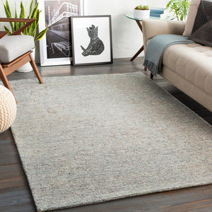 Newcastle NCS-2310 Global Wool Rug NCS2310-912 Seafoam, Teal, Sage, Taupe, Light Gray 100% Wool 9' x 12'