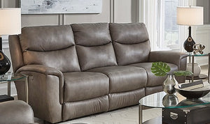 Southern Motion Ovation 343-61P NL Transitional  Zero Gravity Power Headrest Reclining Sofa with USB Ports 343-61P NL 207-09