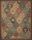 Nourison Nourison 2020 NR203 Persian Machine Made Loomed Indoor Area Rug Multicolor 5'3" x 7'5" 99446363251