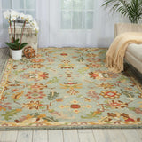 Nourison Tahoe TA13 Handmade Knotted Indoor Area Rug Seaglass 3'9" x 5'9" 99446180209