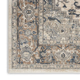 Nourison Quarry QUA05 Farmhouse Machine Made Power-loomed Indoor only Area Rug Ivory/Grey 10' x 14' 99446030405