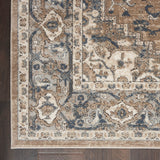 Nourison Concerto CNC05 Farmhouse Machine Made Power-loomed Indoor only Area Rug Beige/Grey 8'10" x 11'10" 99446749178
