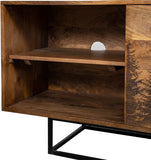 Porter Designs Cascade Solid Wood Contemporary TV Stand Natural 06-215-10-5549