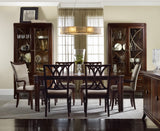 Hooker Furniture - Set of 2 - Palisade Transitional Splat Back Side Chair in Hardwood solids and walnut veneers 5183-75310