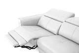 VIG Furniture Divani Casa Nella - Modern White Leather Loveseat w/ Electric Recliners VGKN-E9193-WHT-L VGKN-E9193-WHT-L